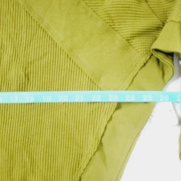 Free People Santa Clara Thermal Waffle knit long sleeve Dolman in Ferngully NWT - Picture 12 of 13